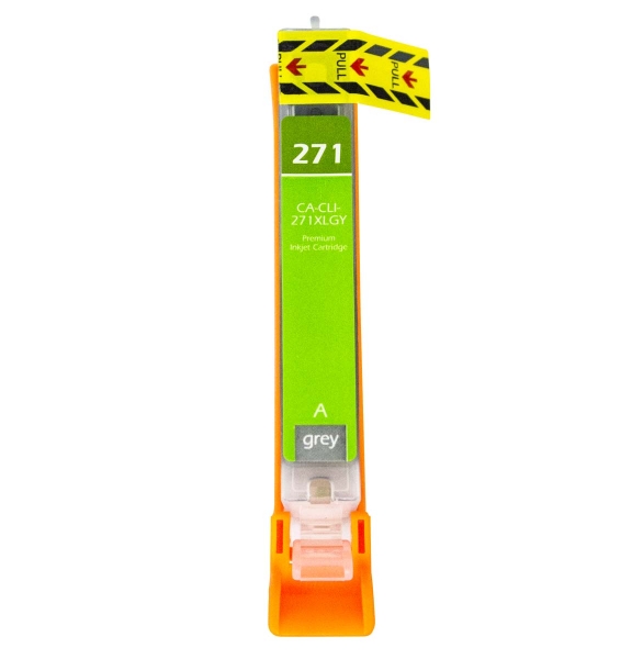 Picture of Compatible 0340C001AA (CLI-271XL) High Yield Gray Ink Cartridge (300 Yield)