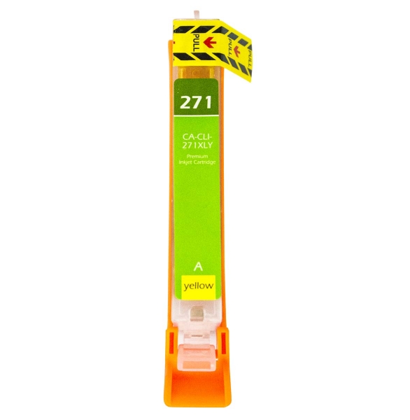 Picture of Compatible 0339C001AA (CLI-271XL) High Yield Yellow Ink Cartridge (300 Yield)