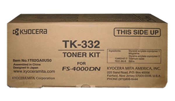Picture of Compatible 1T02GA0US0 (TK-332) Black Toner (20000 Yield)