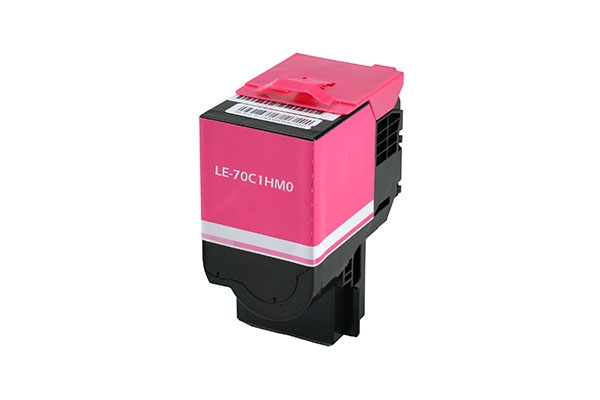Picture of Compatible 70C1HM0 (Lexmark #701HM) High Yield Magenta Toner Cartridge (3000 Yield)