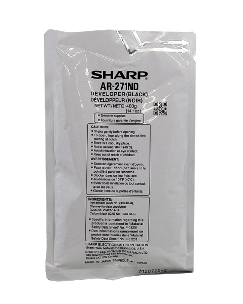 Picture of Sharp AR-270ND Black Developer (22000 Yield)