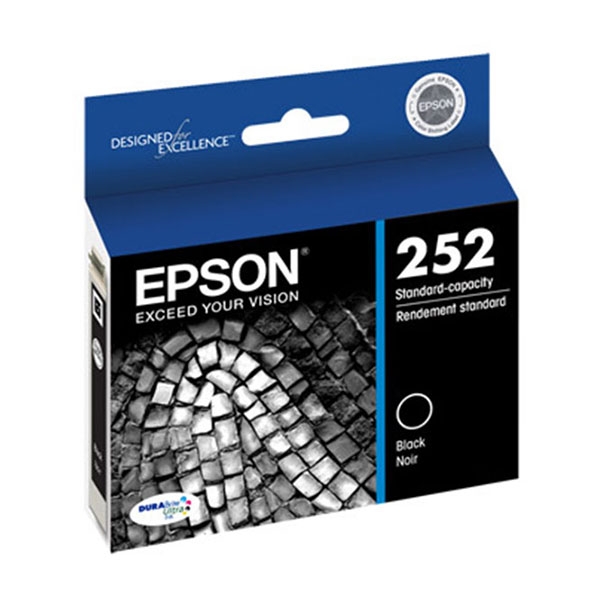 Picture of Epson T252120 (Epson 252) Black Inkjet Cartridge (350 Yield)