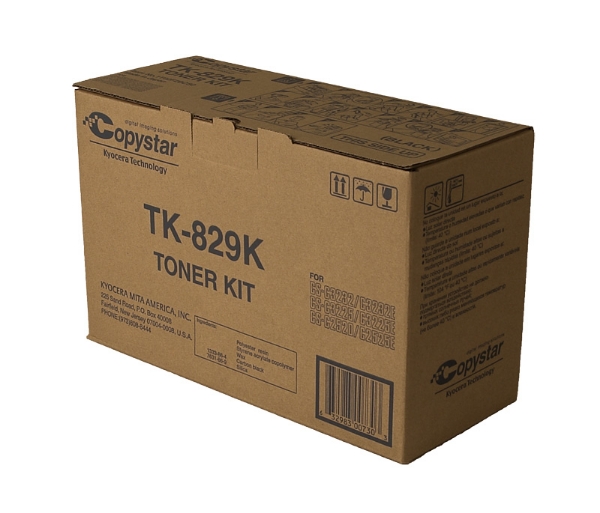 Picture of Copystar 1T02FZ0CS0 (TK-829K) Black Toner Cartridge (15000 Yield)
