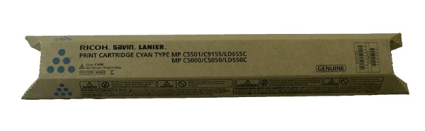 Picture of Ricoh 841287 Cyan Toner Cartridge (17000 Yield)