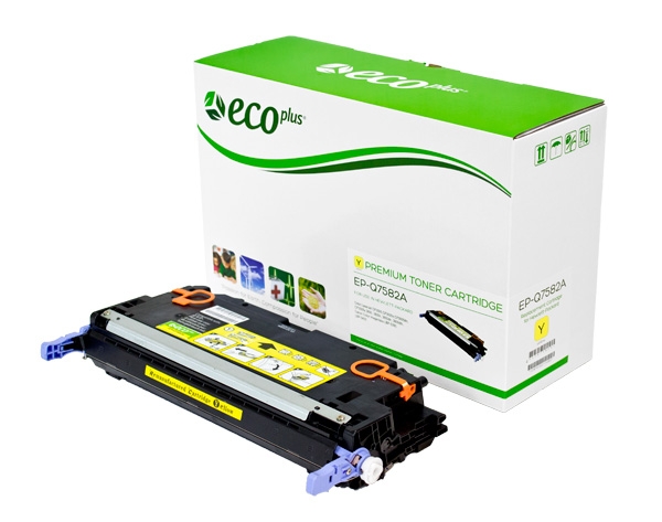 Picture of EcoPlus Remanufactured 1657B001AA (CRG-111Y) Yellow Toner Printer Cartridge (6000 Yield)