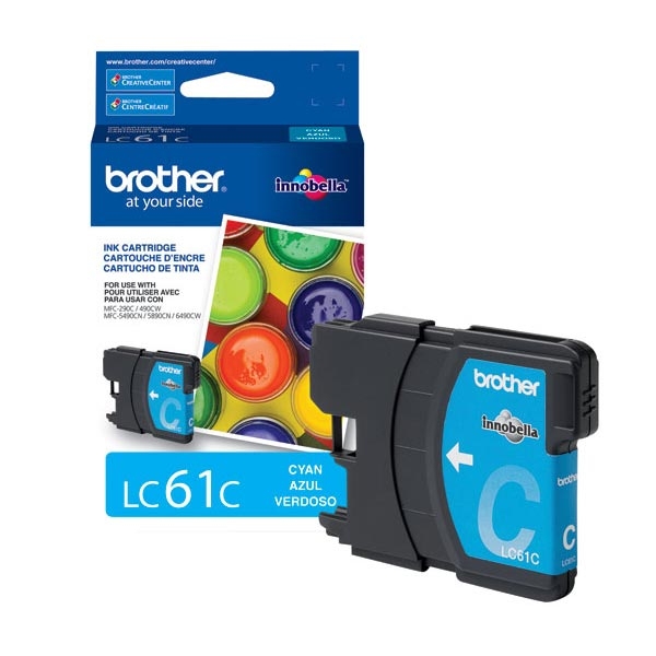 Picture of Brother LC-61C Cyan Inkjet Cartridge
