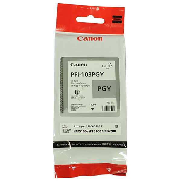 Picture of Canon 2214B001AA (PFI-103PGY) Photo Gray Pigment Inkjet Cartridge