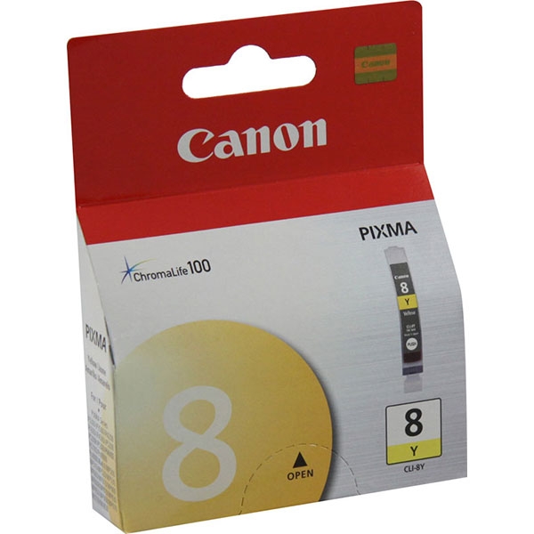 Picture of Canon 0623B002 (CLI-8Y) Yellow Inkjet Cartridge