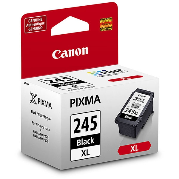 Picture of Canon 8278B001 (PG-245XL) High Yield Black Inkjet Cartridge