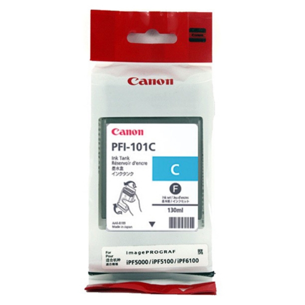Picture of Canon 0884B001AA (PFI-101C) Cyan Inkjet Cartridge