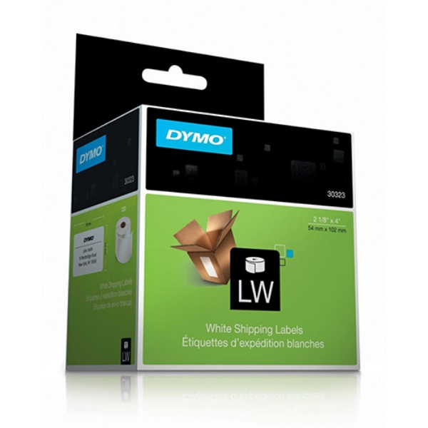 Picture of Dymo 30323 Black on White Standard Shipping Labels (220 pcs)