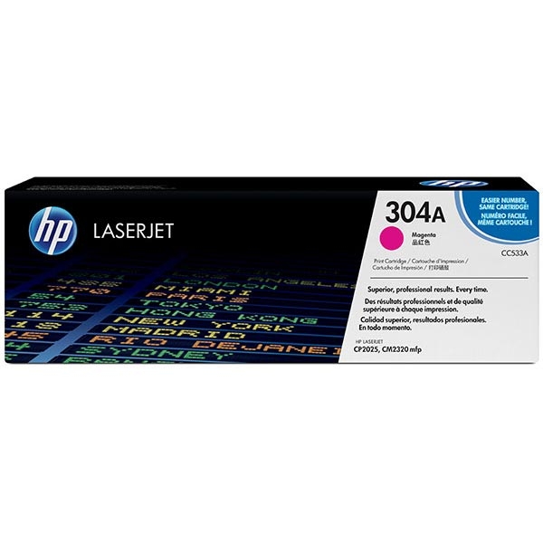 Picture of HP CC533A (HP 304A) Magenta Toner Cartridge