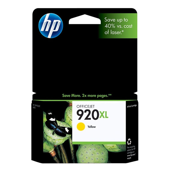 Picture of HP CD974AN (HP 920XL) High Yield Yellow Inkjet Cartridge