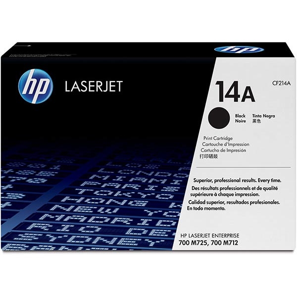 Picture of HP CF214A (HP 14A) Black Toner Cartridge