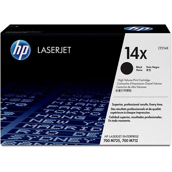 Picture of HP CF214X (HP 14X) High Yield Black Toner Cartridge