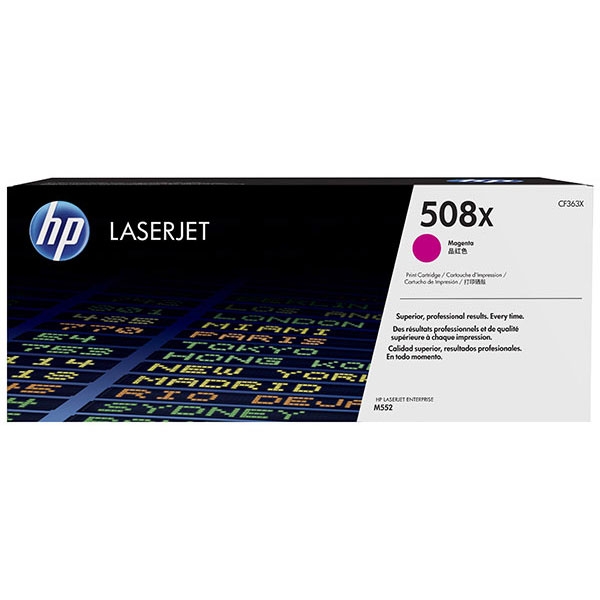 Picture of HP CF363X (HP 508X) High Yield Magenta Toner Cartridge