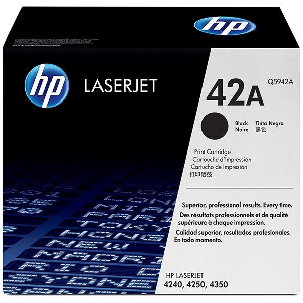 Picture of HP Q5942A (HP 42A) Black Toner Cartridge