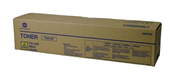 Picture of Konica Minolta A0D7232 (TN-213Y) Yellow Toner Cartridge