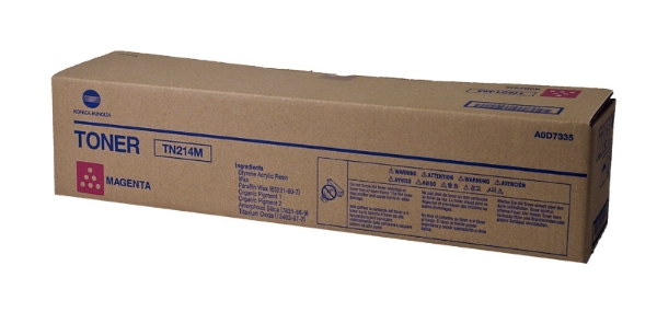 Picture of Konica Minolta A0D7335 (TN-214M) Magenta Toner Cartridge