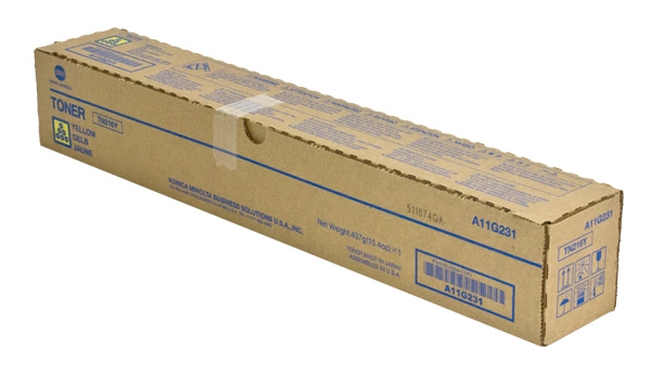 Picture of Konica Minolta A11G231 (TN-216Y) Yellow Toner Cartridge