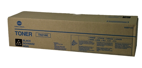 Picture of Konica Minolta A0D7131 (TN-314K) Black Toner Cartridge
