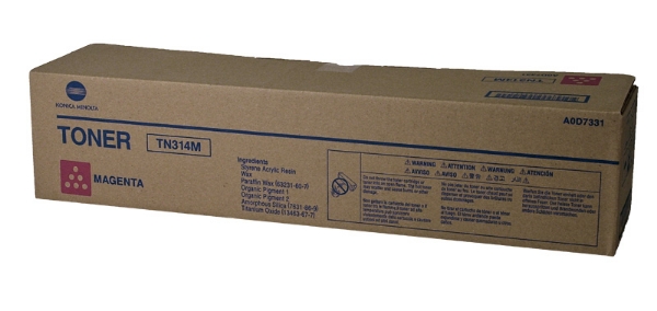 Picture of Konica Minolta A0D7331 (TK-314M) Magenta Toner Cartridge
