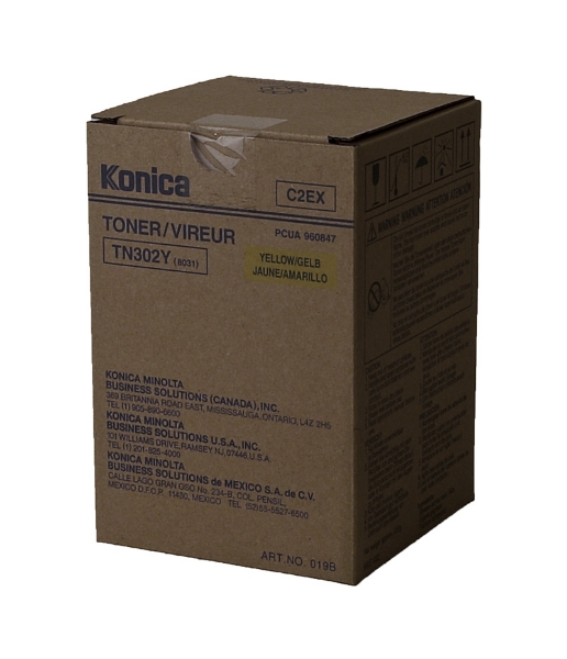 Picture of Konica Minolta 960-847 Yellow Copier Toner