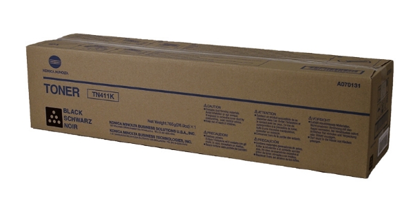 Picture of Konica Minolta A070131 (TN-411K) Black Toner Cartridge