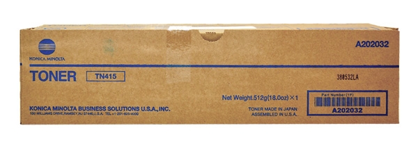 Picture of Konica Minolta A202032 (TN-415) Black Toner Cartridge