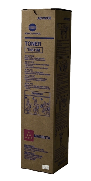 Picture of Konica Minolta A0VW335 (TN-612M) Magenta Toner Cartridge