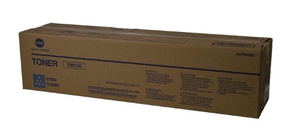Picture of Konica Minolta A0TM430 (TN-613C) Cyan Toner Cartridge