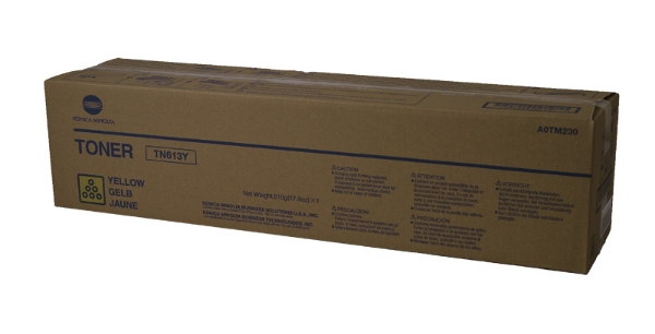 Picture of Konica Minolta A0TM230 (TN-613Y) Yellow Toner Cartridge