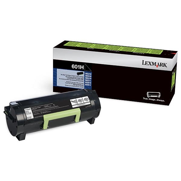 Picture of Lexmark 60F1H00 (Lexmark #601H) High Yield Black Toner Cartridge