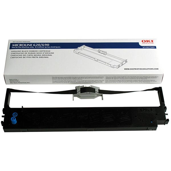 Picture of Okidata 44173403 Characters Black Ribbon Cartridge (12/Box)